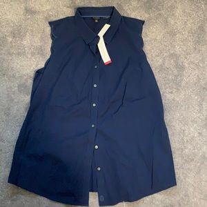 Women’s sleeveless cotton/spandex top